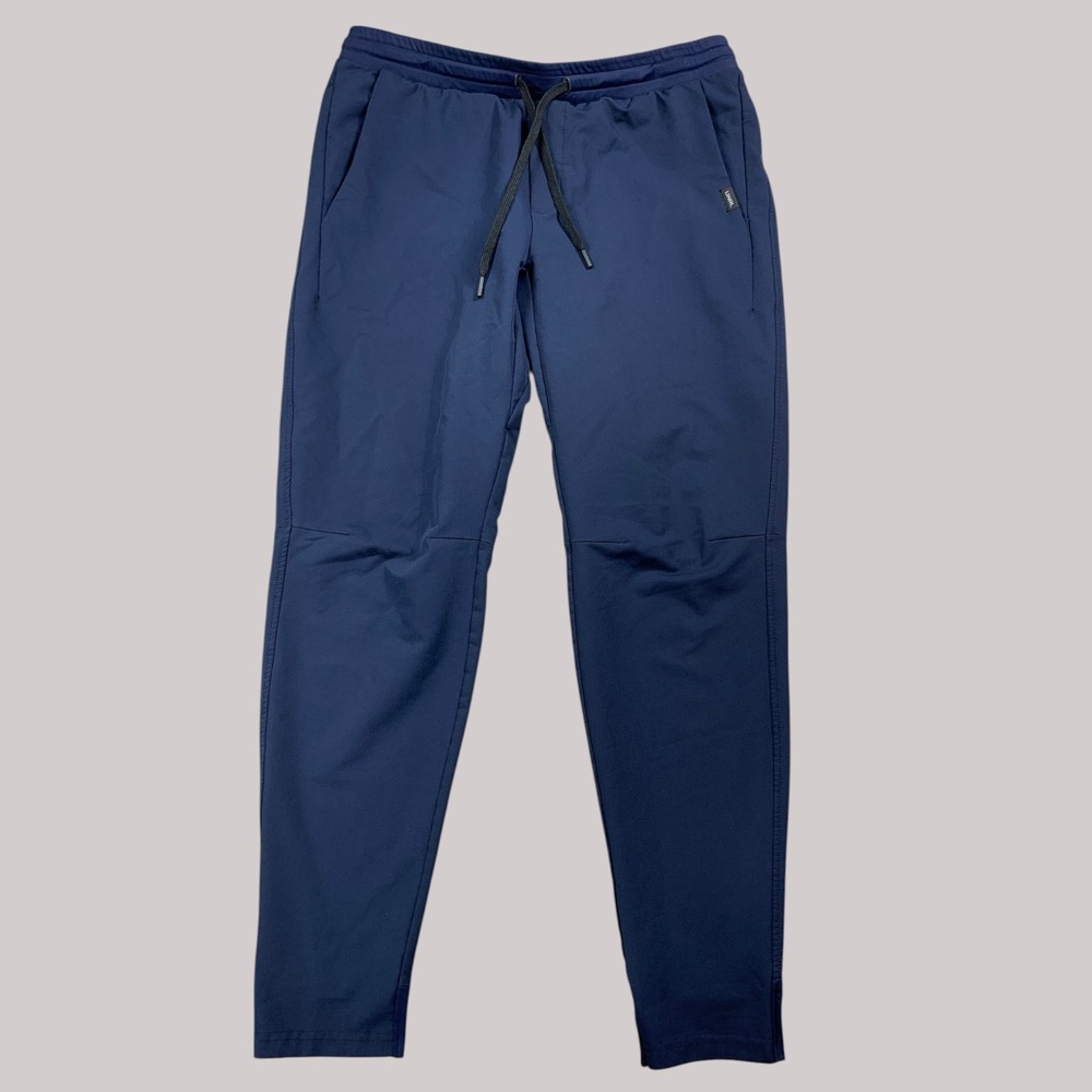 UNRL Joggers Mens Lx30 Navy Performance 4-Way Stretch Drawstring Elastic Waist